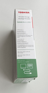 Toshiba Canvio Basics USB-C 2TB , Black (4 foto / 5)