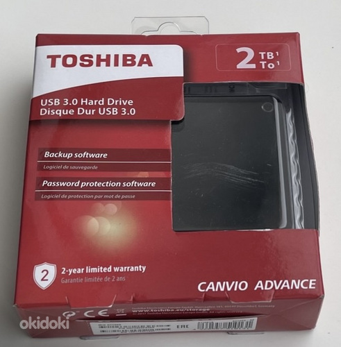 Toshiba Canvio Advance 2TB USB 3.0 , Black