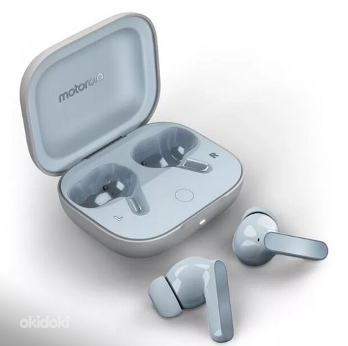 Motorola Moto Buds , Coral Peach/Starlight Blue/Glacier Blue