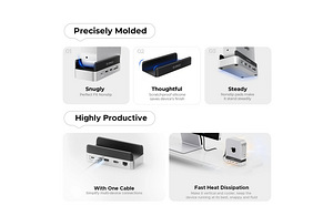 ORICO MiniDock Vertical Mac Mini M4 Dock Stand (6 foto / 10)