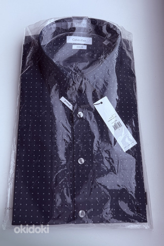 Calvin Klein Blue Shirt , Slim-Fit , Size 41