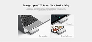 ORICO FlashPod 20Gbps Thumb-Sized Portable SSD 2TB (7 foto / 9)