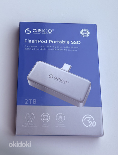 ORICO FlashPod 20Gbps Thumb-Sized Portable SSD 2TB