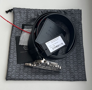 Philipp Plein Leather Belt King Plein (3 foto / 3)