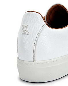 Billionaire Leather Lo-Top Sneakers Crest , White (4 foto / 4)