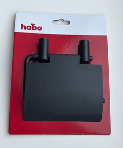 Habo Toilet paper holder Silver / Black (1 foto / 4)