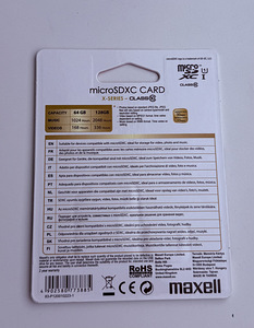 Maxell X-Series microSDXC 64GB Card Class 10 (2 foto / 2)