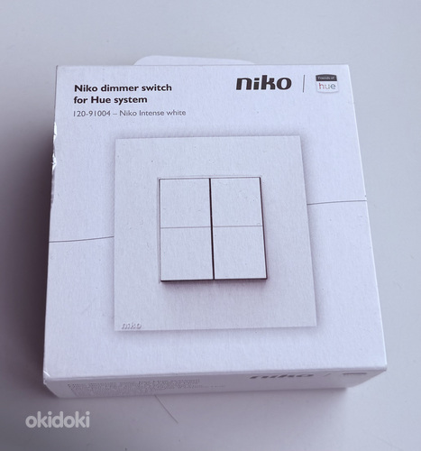 Niko Dimmer Switch for Hue System , Intense White
