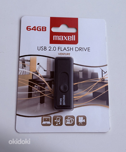 Maxell Venture Flash Drive USB 2.0 64GB