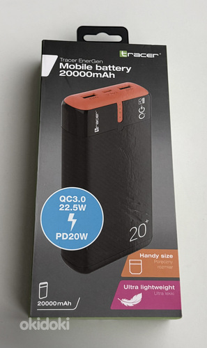 Tracer EnerGen 20000 MAh , Black-Orange