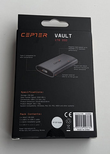 Cepter Vault 1 TB External SSD Storage , Black (2 foto / 2)