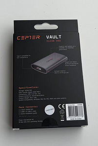 Cepter Vault 512 GB External SSD Storage , Black (2 foto / 2)