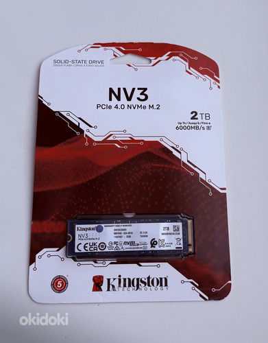 Kingston NV3 SSD 2 TB M.2 PCIe 4.0 , Blue