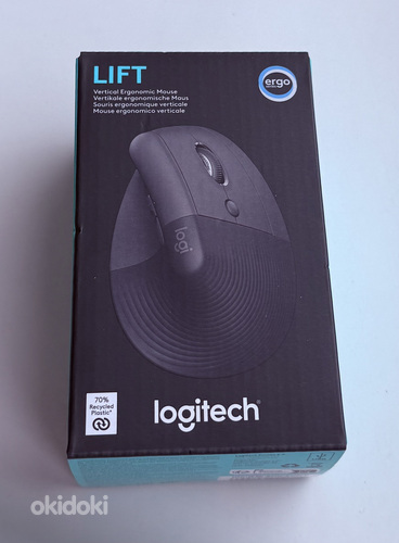 Logitech Lift Vertical Ergonomic Mouse , Black