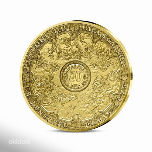 France Ceilings of the Palais Garnier 50€ 1/4oz Gold Coin