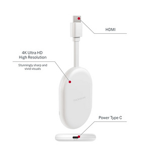 Thomson Google TV Go Cast 152 4K , White (7 foto / 8)