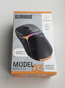 Glorious Model O3 Wireless Gaming Mouse , Black (1 foto / 5)