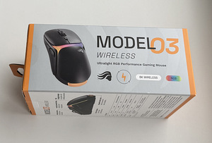 Glorious Model O3 Wireless Gaming Mouse , Black (4 foto / 5)