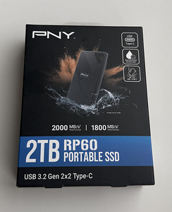 PNY Portable SSD 2TB RP60 USB 3.2 Gen 2x2 Type-C (1 foto / 5)