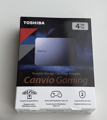 Toshiba Canvio Gaming 4TB , Dark Grey Metallic