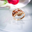 Золотое кольцо с бриллиантом и жемчугом (фото #2)