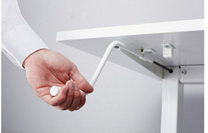 ERGONOOMILINE, REGULEERITAVA KÕRGUSEGA KIRJUTUSLAUD IKEA SKA (2 foto / 2)