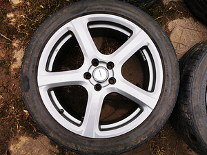 Диски 5x108 r18 + резина 235/45 (5 фото из 8)