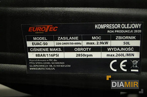 Компрессор EuroTec EUAC-50 (4 фото из 4)
