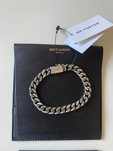 Saint Laurent (YSL) hõbedast käekett (6 foto / 7)