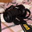Nikon D60 peegelkaamera + 55-200mm VR objektiiv. (foto #1)
