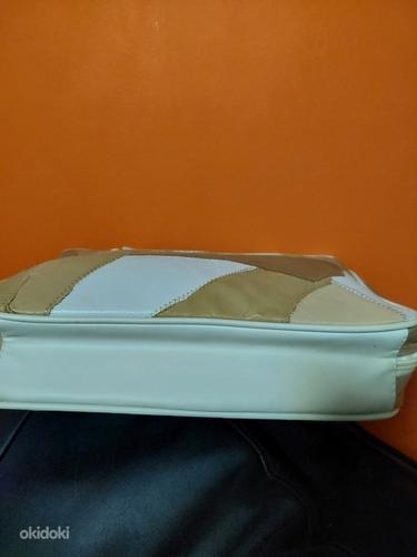 Белая кожаная сумка новая (фото #5)