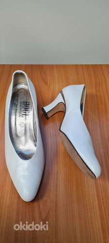 Праздничные белые туфли, размер 37,5 (фото #5)