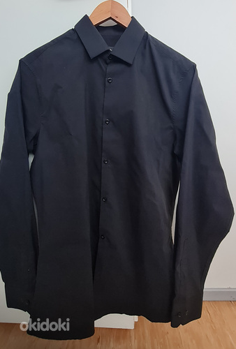 Новая черная мужская рубашка Monton (фото #1)