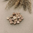 Бусины из можжевелового дерева "Азбука" - 10х10мм (фото #2)