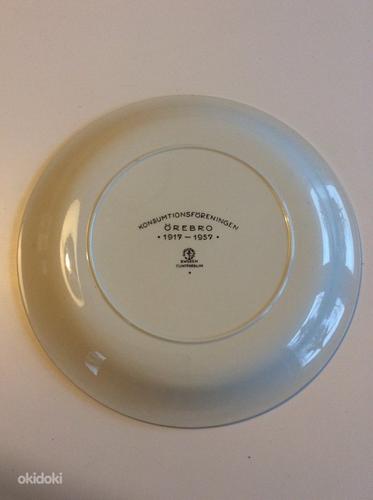 Юбилейная тарелка Густавсберга с мотивом подъемника Катарина (фото #2)