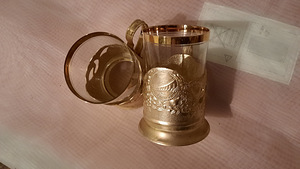 Подстаканники времен СССР. (2 фото из 3)