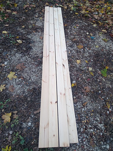 Töödeldud lauad, pikkus 3,10 m, laius 10 cm. (2 foto / 3)