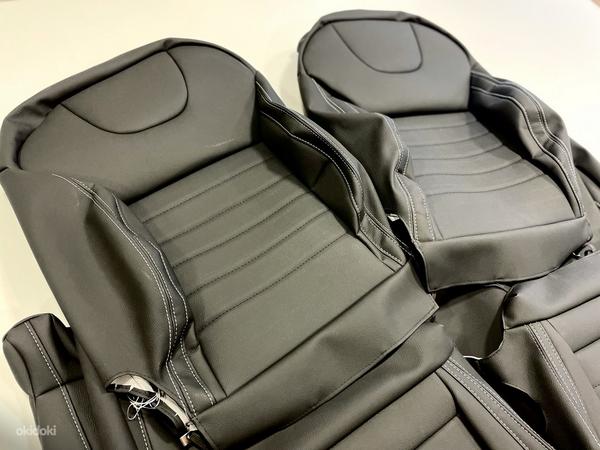 Оригинальные каркасные чехлы на сиденья Skoda Octavia A7 (фото #3)