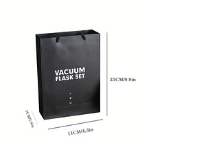 Termos 500 ml roostevabast terasest vaakumtermos + 2 tassi (4 foto / 10)