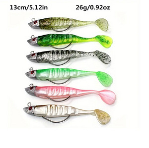 SILIKONLANDID JIGIPEAGA 6 TK. 26 g ja 10tk, 8cm, 14g (1 foto / 10)