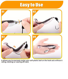Offset konksud Swimbait Bladed 10 tk (4 foto / 6)