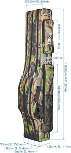Kalastustarvete hoiukott 3 kambriga 120 ja 150 cm (4 foto / 10)