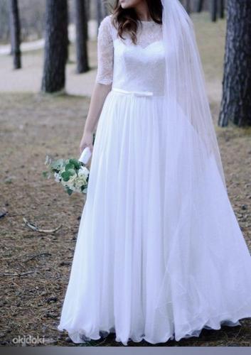 Свадебное платье М (фото #1)