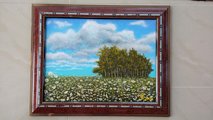 Картина "Облака" масло, холст 40*50 (2 фото из 2)