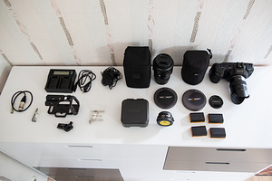 Blackmagic Pocket 4K + metabones набор (9 фото из 9)