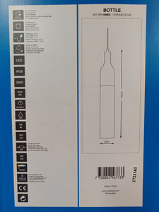 Подвесной светильник Bottle 5W Led (2 фото из 5)