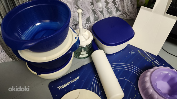 Tupperware Набор пластиковой посуды 12 предметов (фото #2)