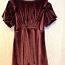 Бархатное платье zara для девочки, бордовый цвет, 116 см (фото #3)