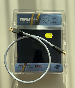 Кабель Supra usb 2.0 Type A-B (1 фото из 2)