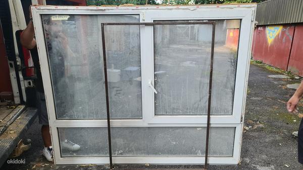 PVC aken Laius 195 cm. Kõrgus 157 cm. (foto #1)